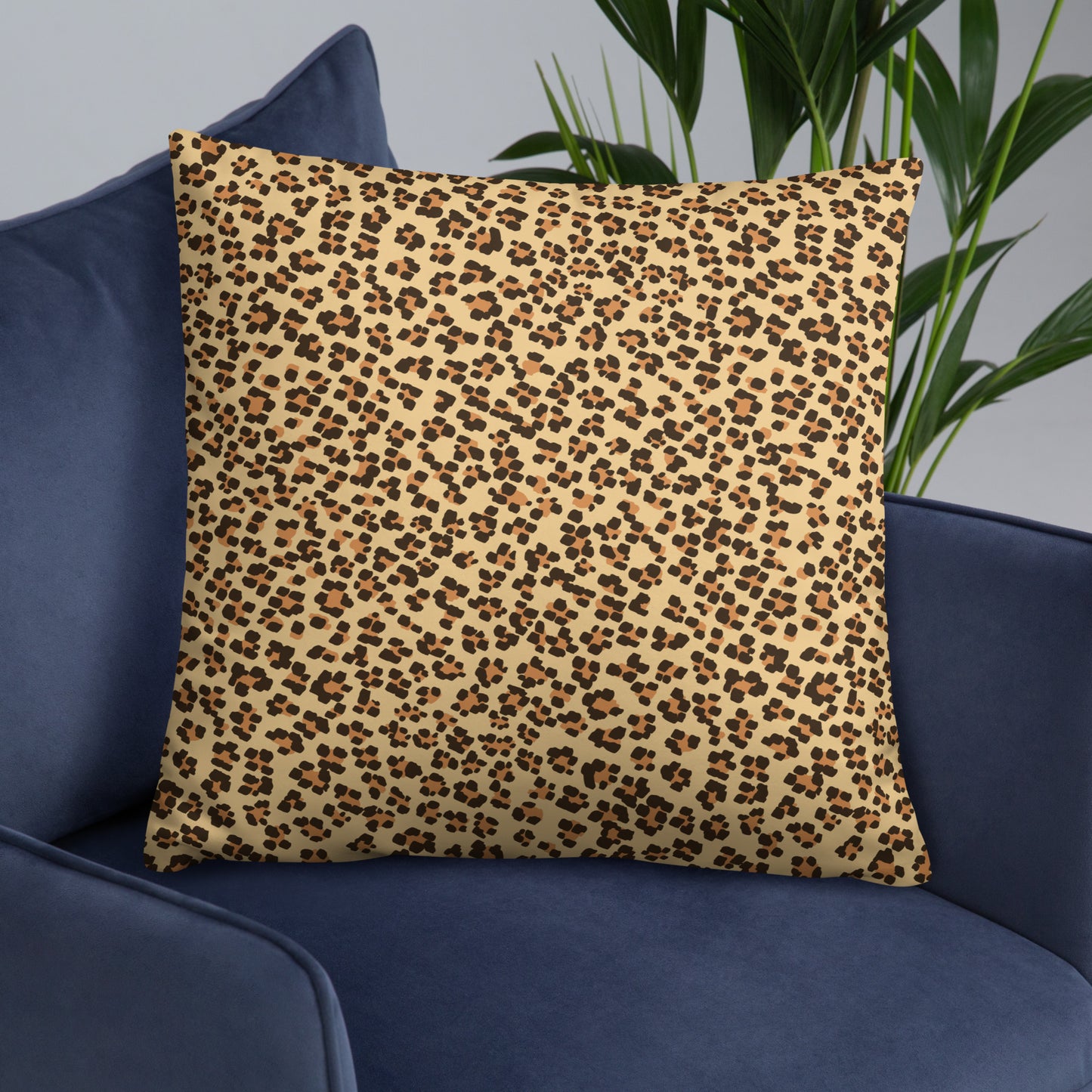 Brown Leopard Pillow