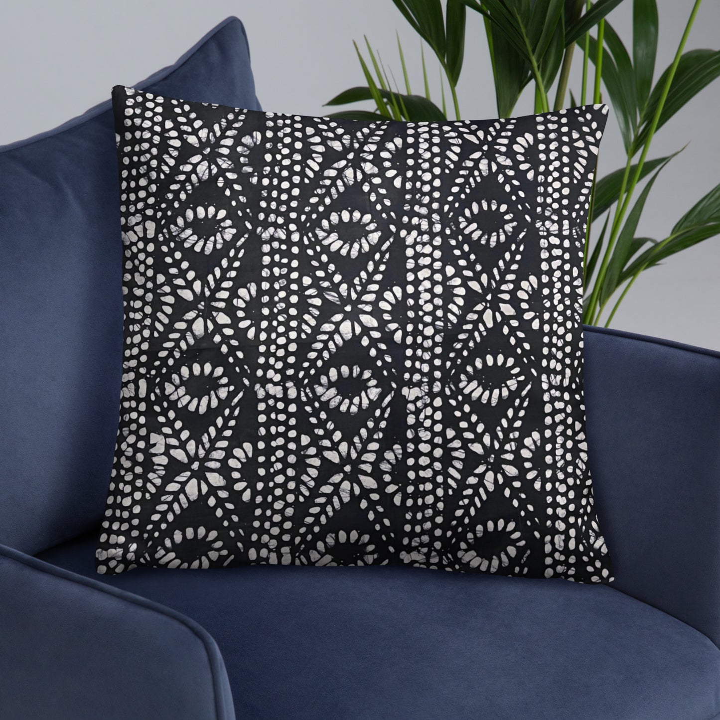 Black & White Aztec Pillow