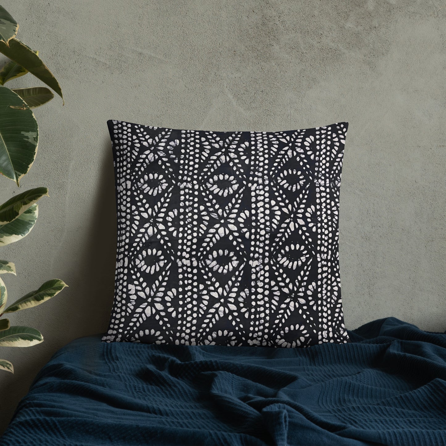 Black & White Aztec Pillow