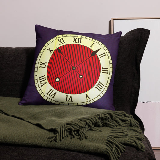 Clock Ankara Pillow