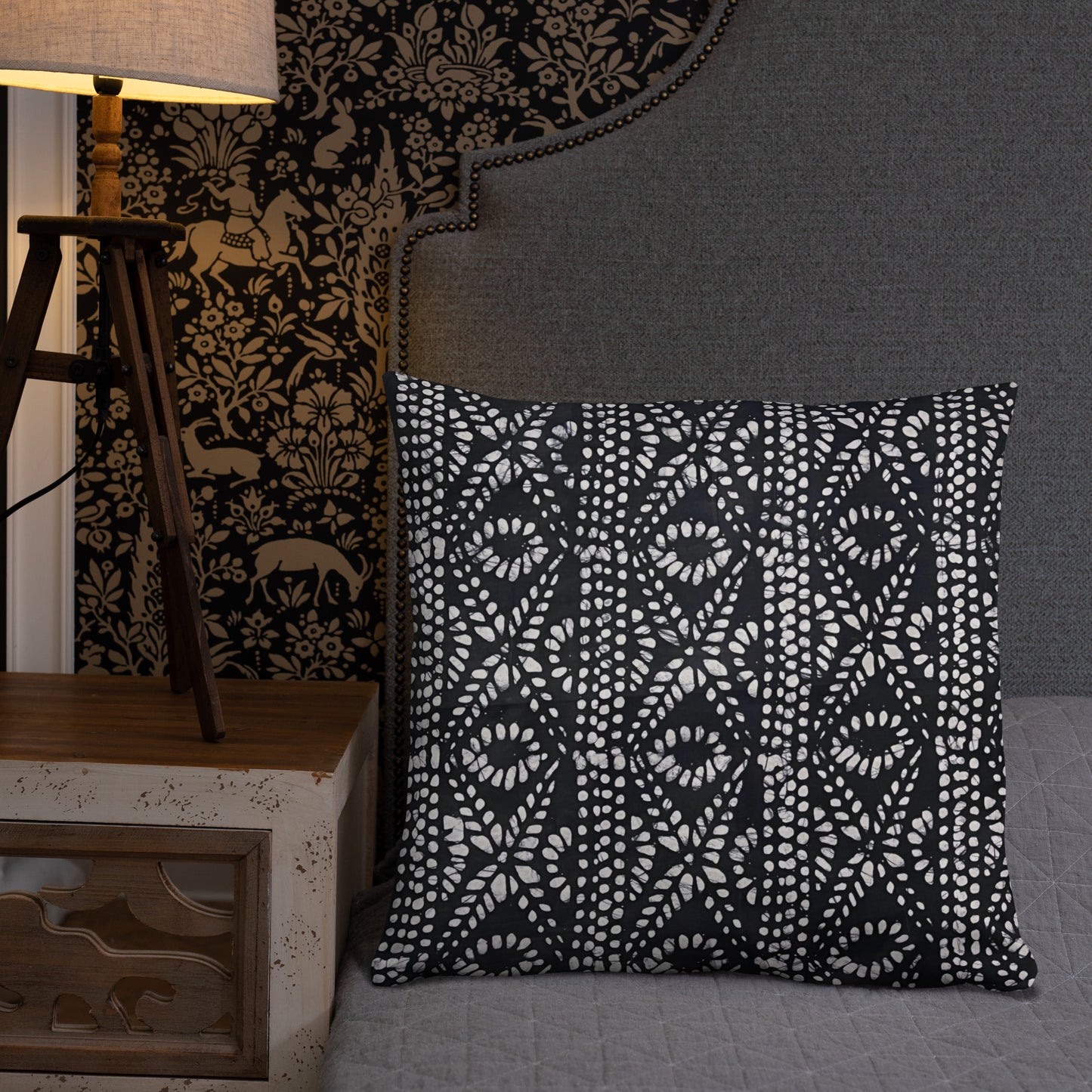 Black & White Aztec Pillow