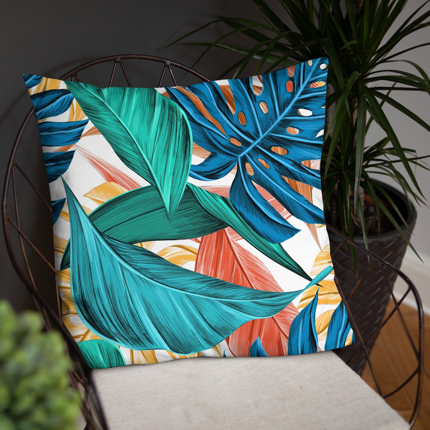 Tropical Leaves Pillow