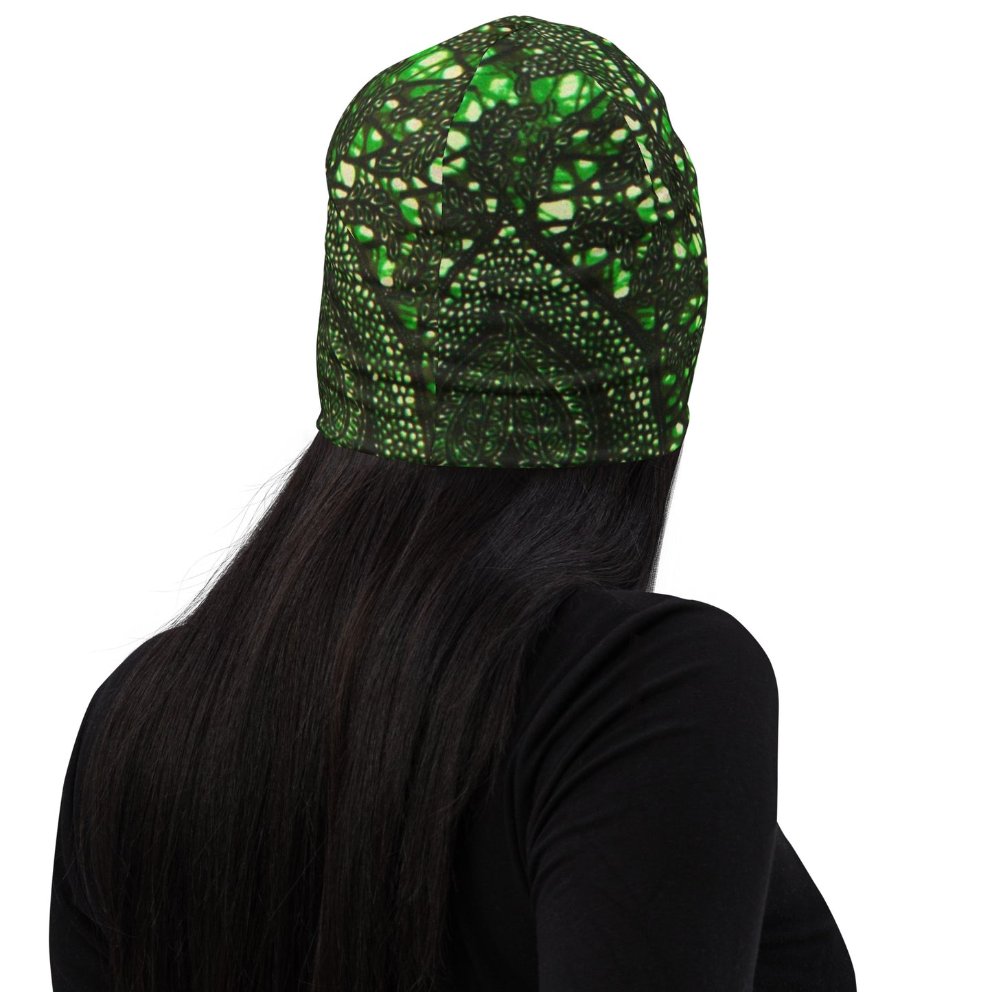 Green Peas Ankara Beanie