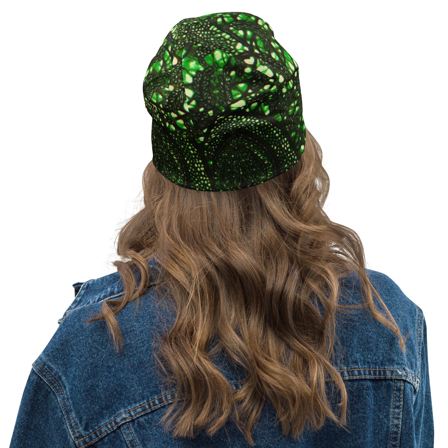 Green Peas Ankara Beanie