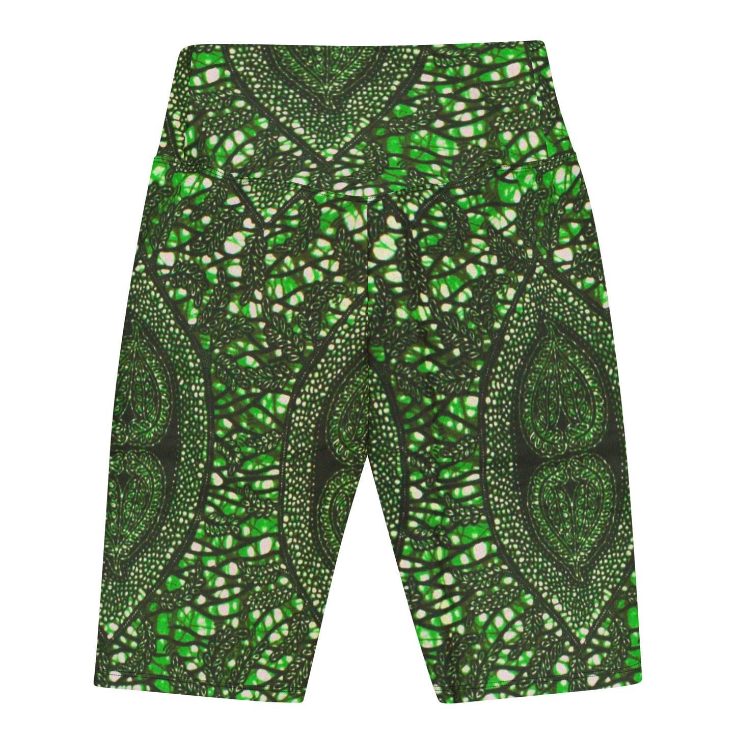 Green Peas Ankara Biker Shorts