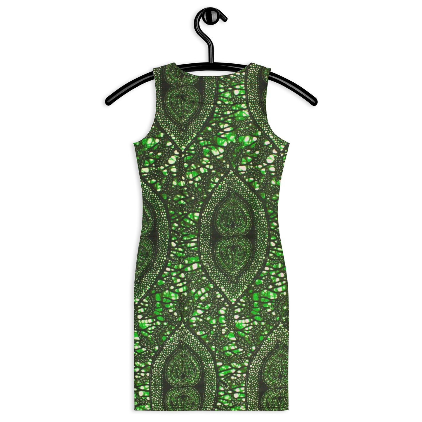 Green Peas Ankara Bodycon Dress