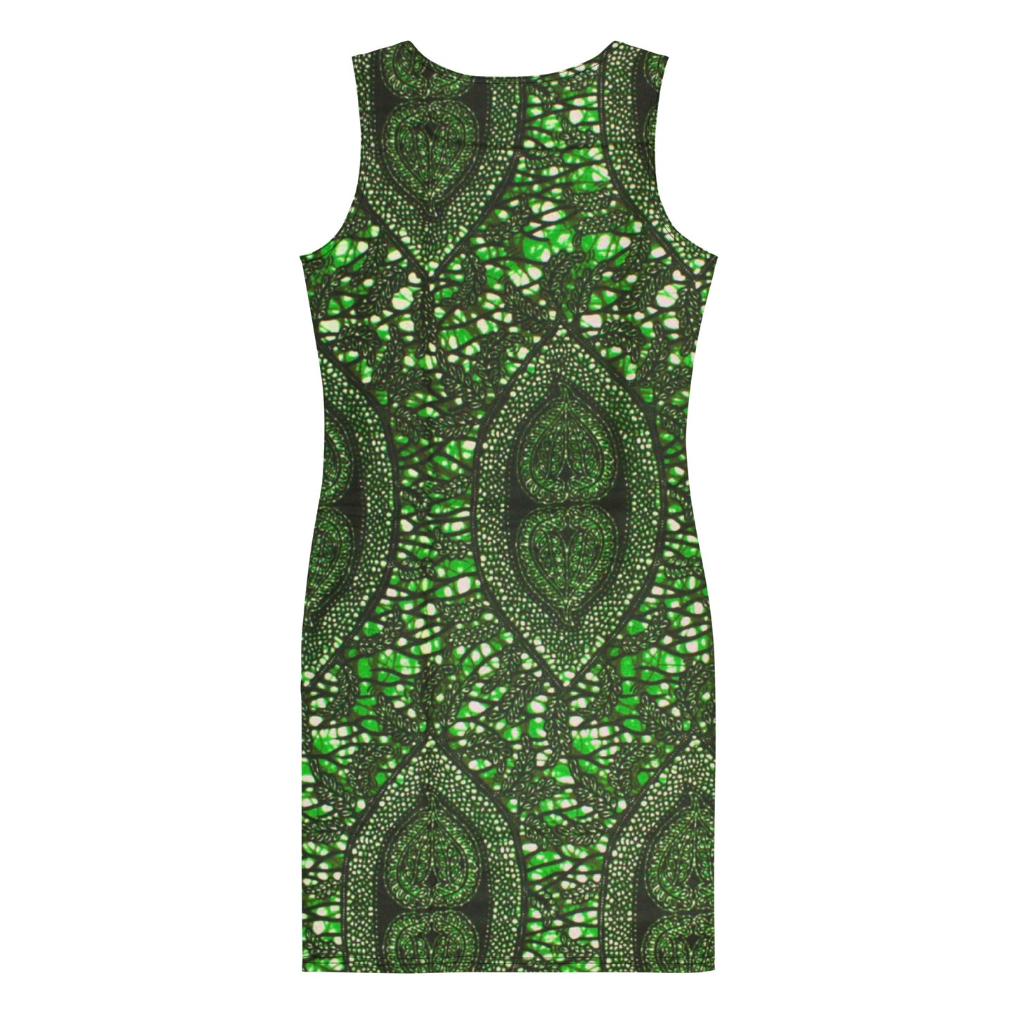 Green Peas Ankara Bodycon Dress