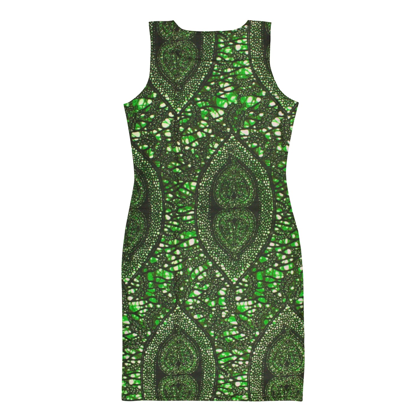 Green Peas Ankara Bodycon Dress