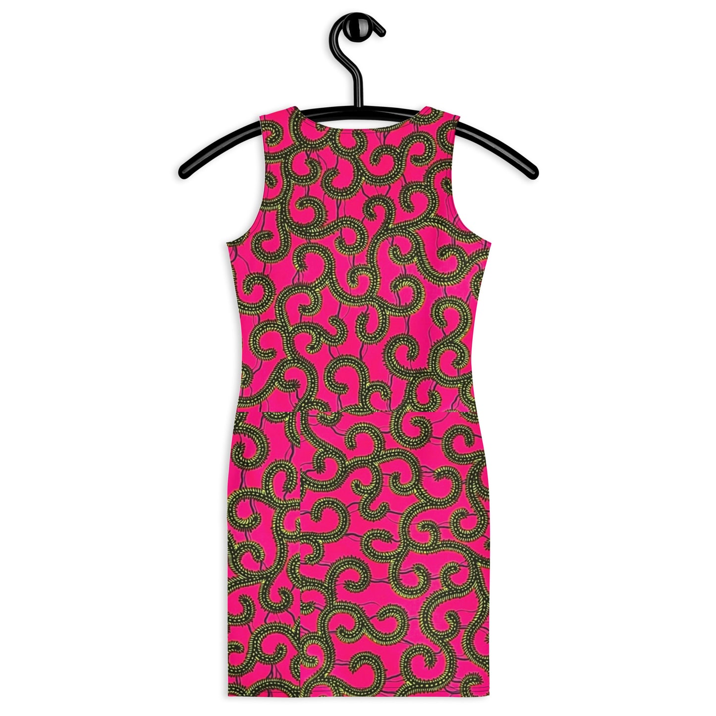 Pink Ankara Bodycon Dress