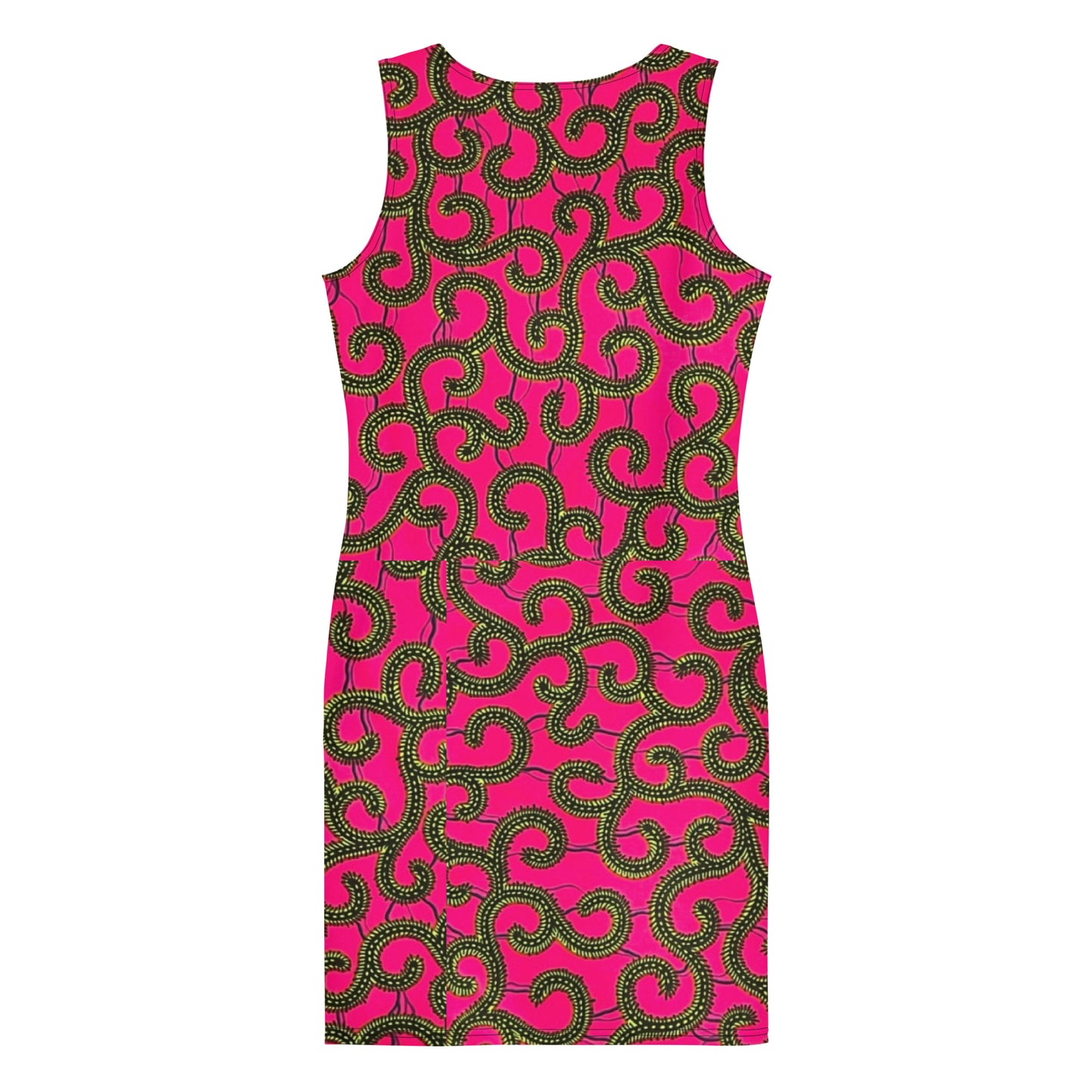 Pink Ankara Bodycon Dress