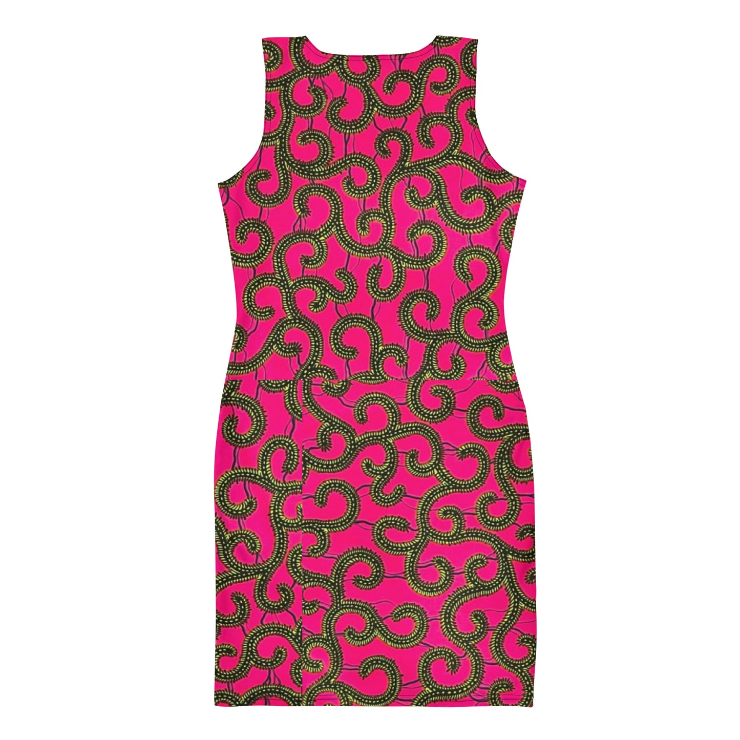 Pink Ankara Bodycon Dress