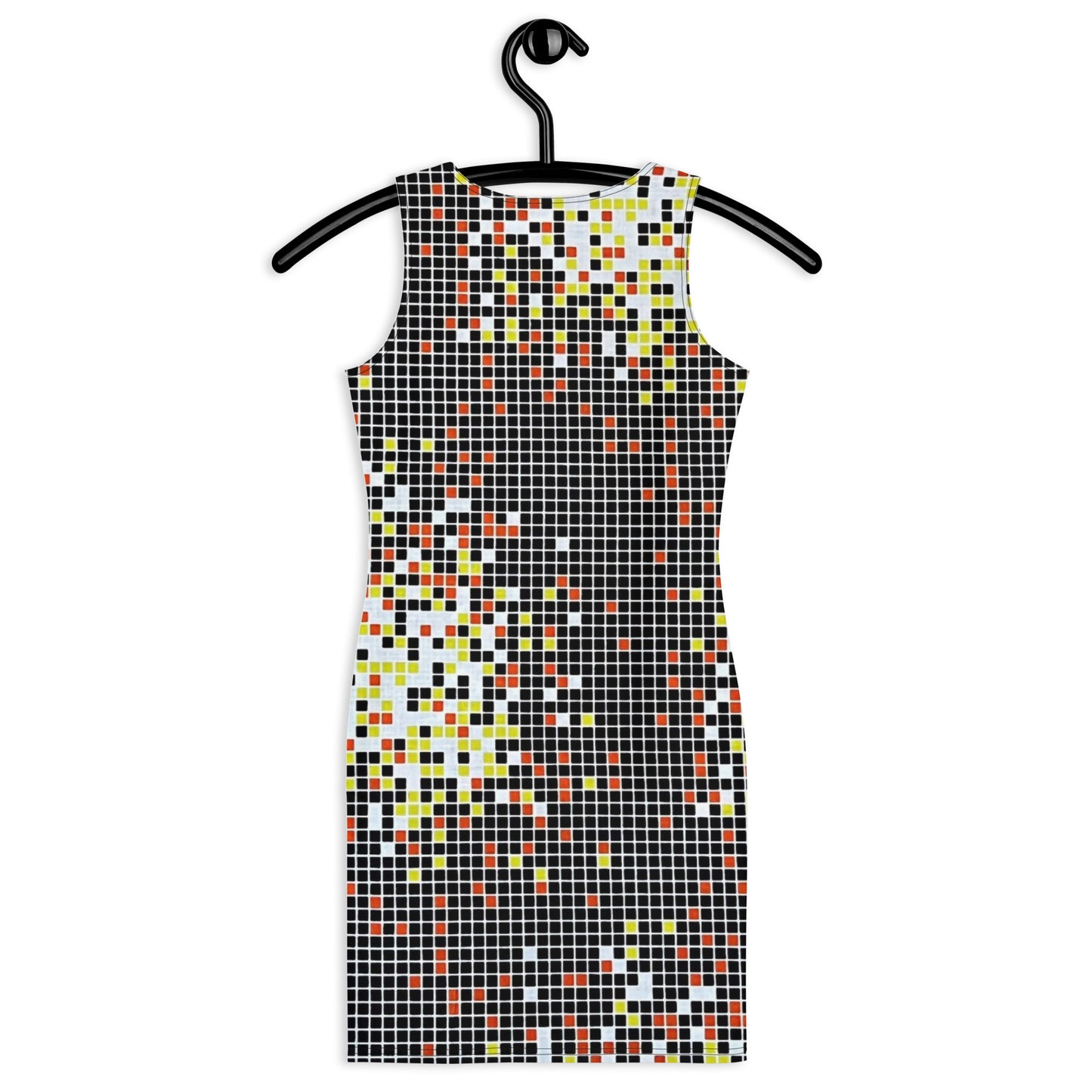 Graphic Square Ankara Bodycon Dress