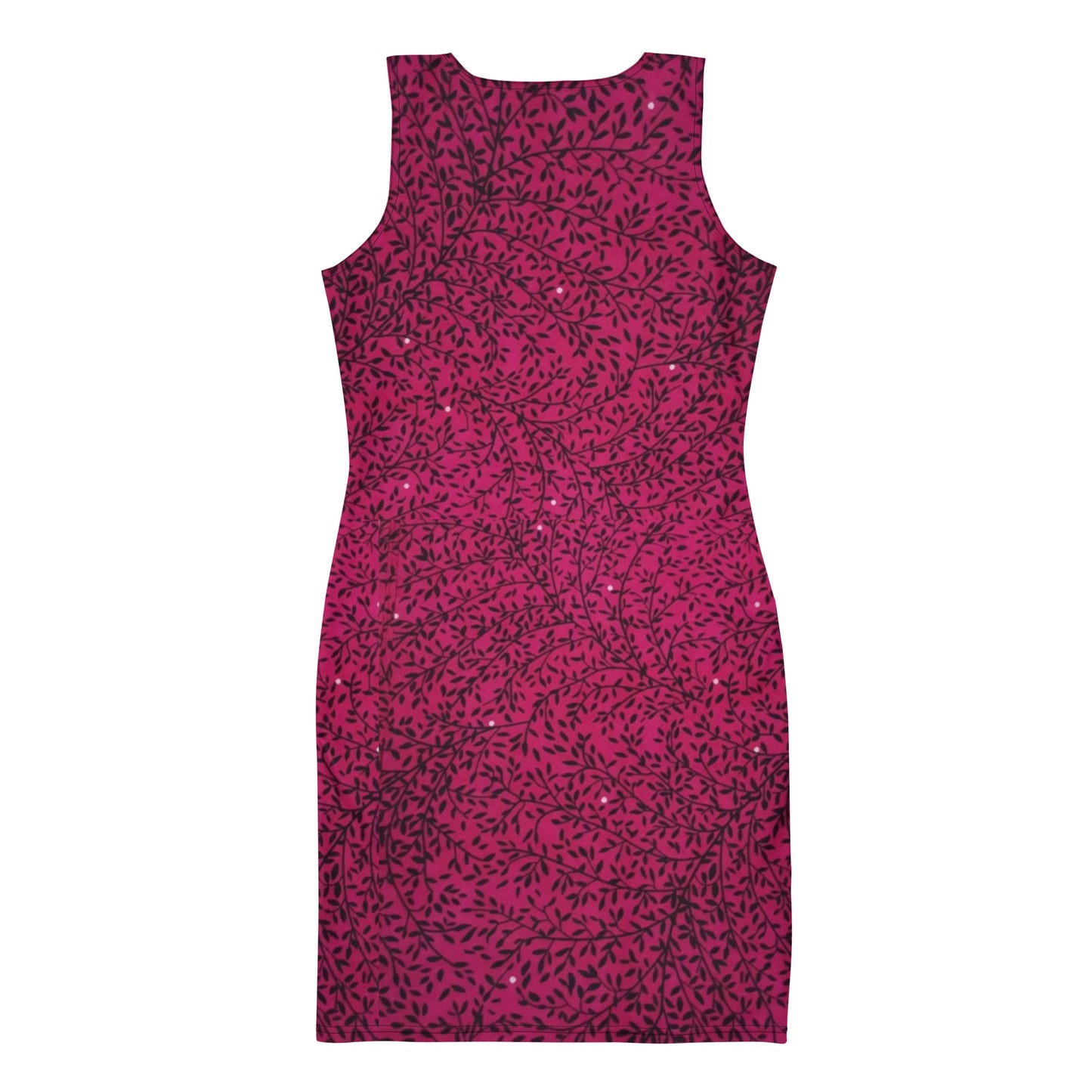 Pink Sparkle Ankara Bodycon Dress