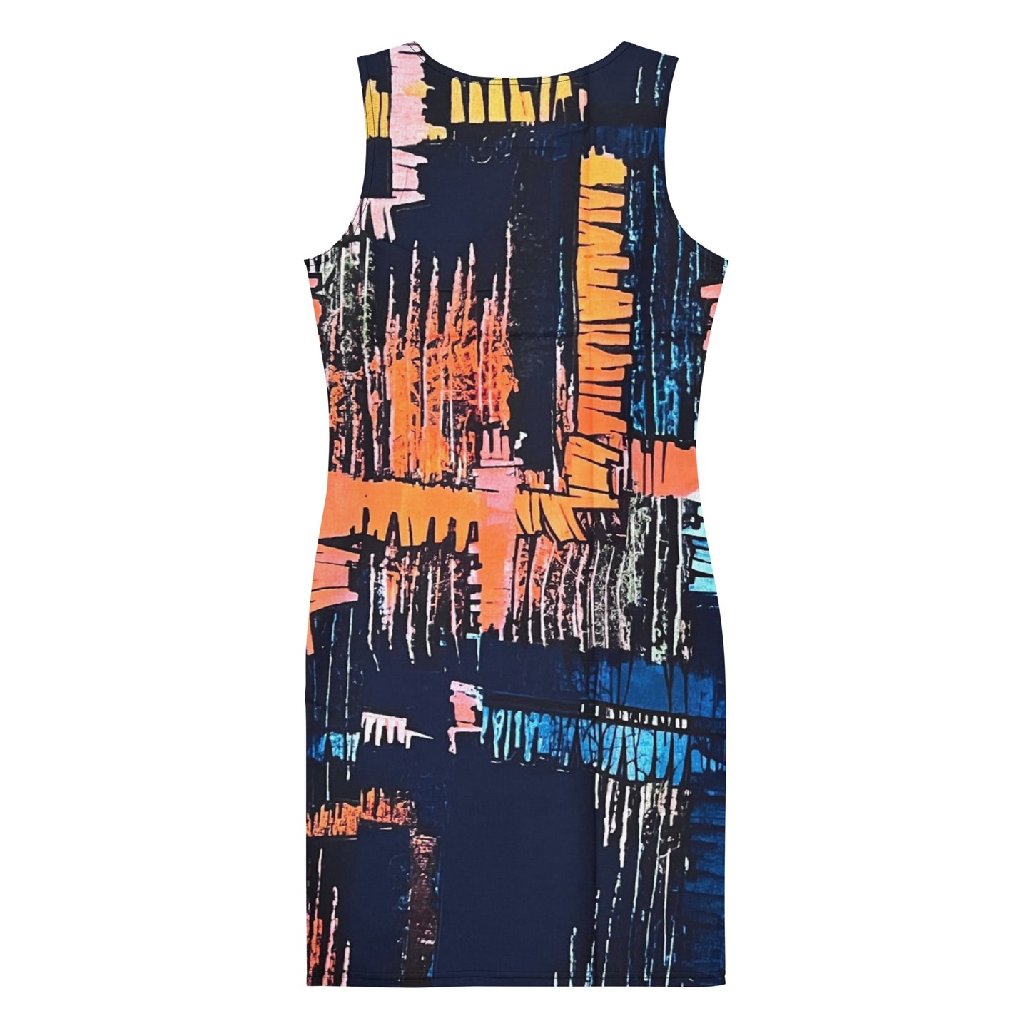 Colourful Adire Bodycon Dress