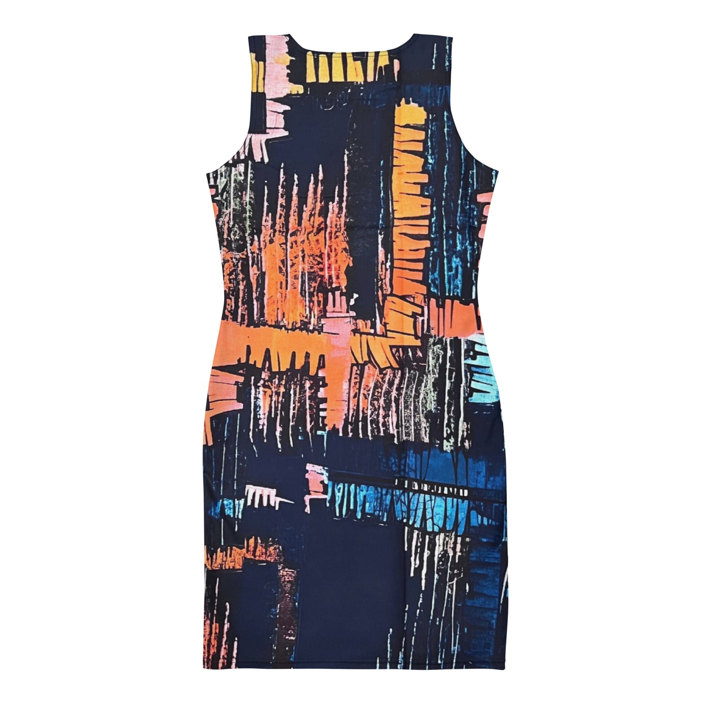 Colourful Adire Bodycon Dress