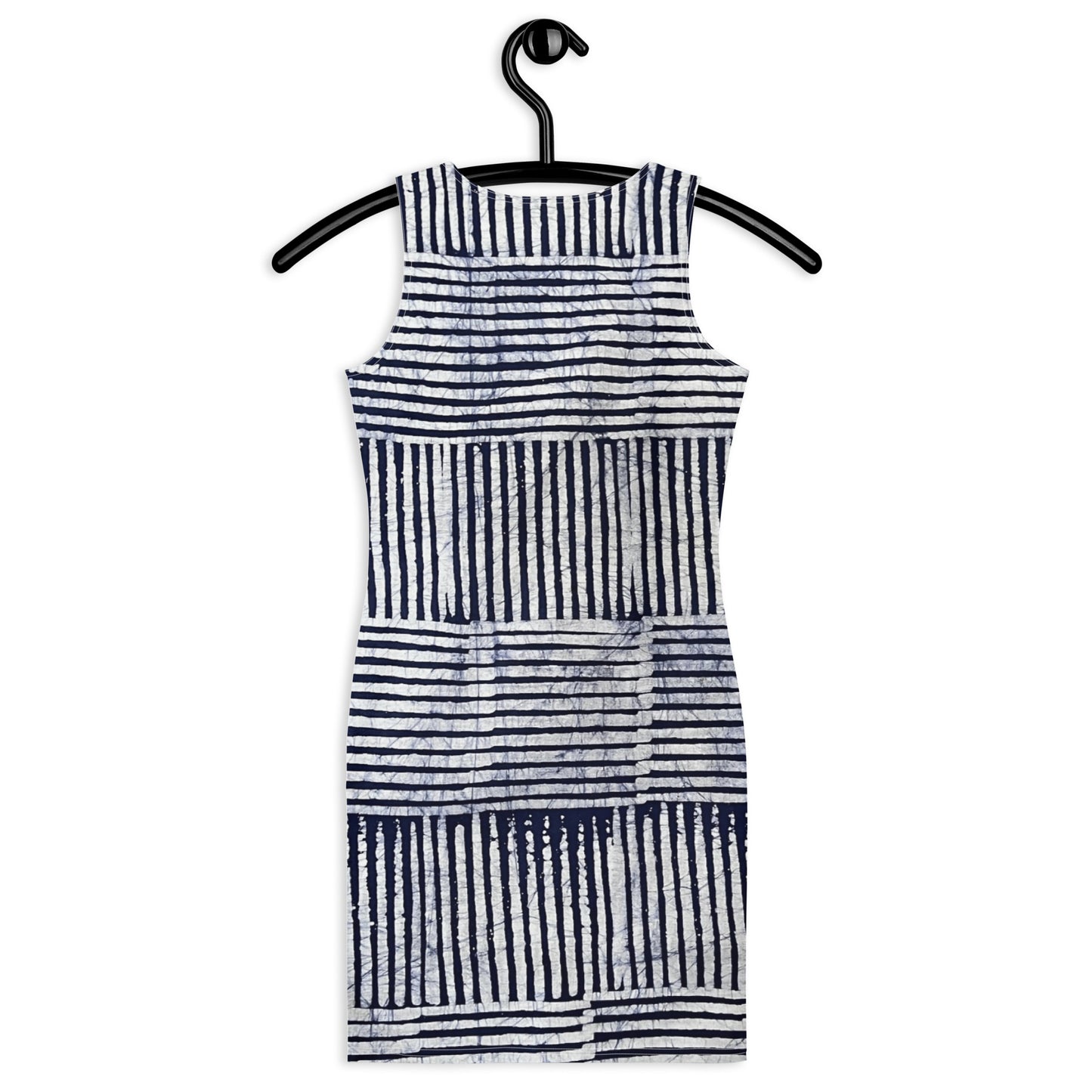 Stripey Adire Bodycon Dress