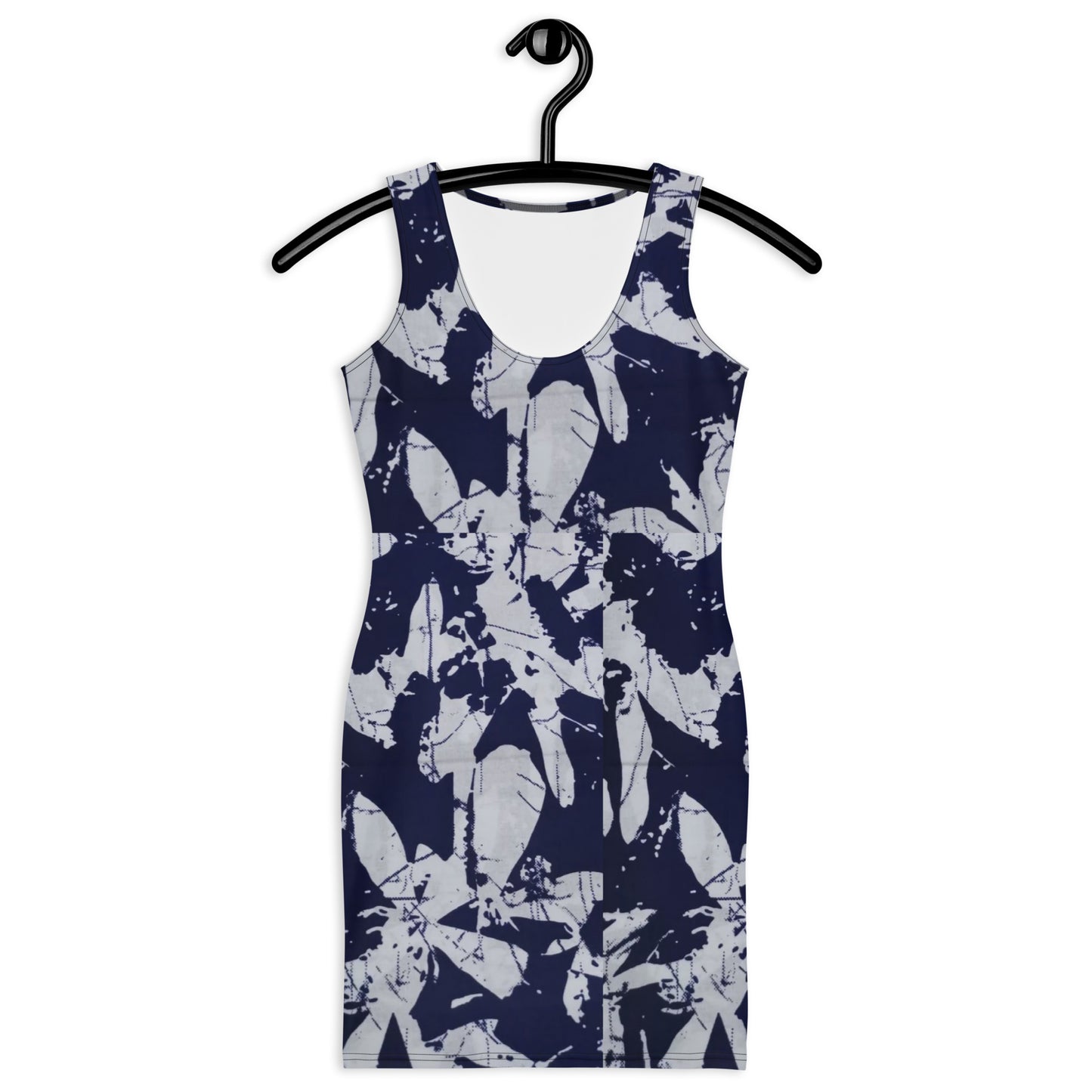 Indigo Adire Bodycon Dress