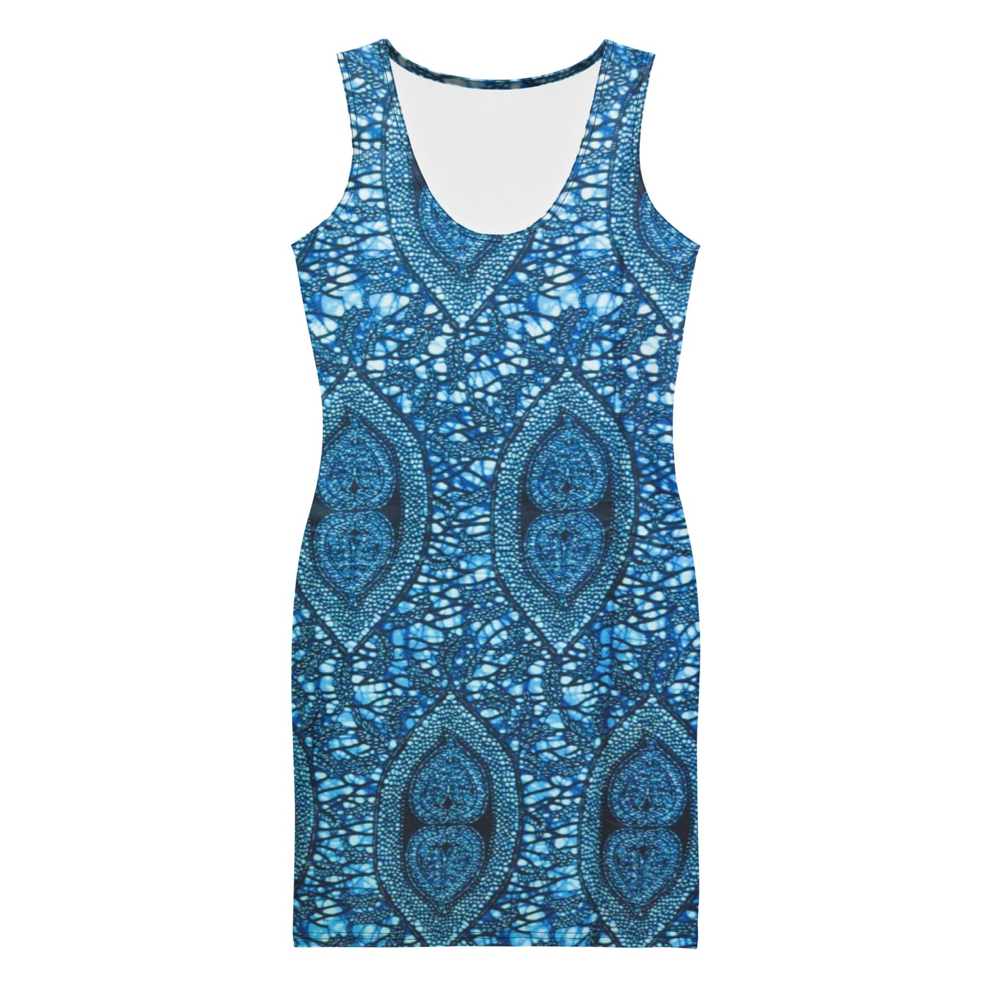 Blue Peas Ankara Bodycon Dress