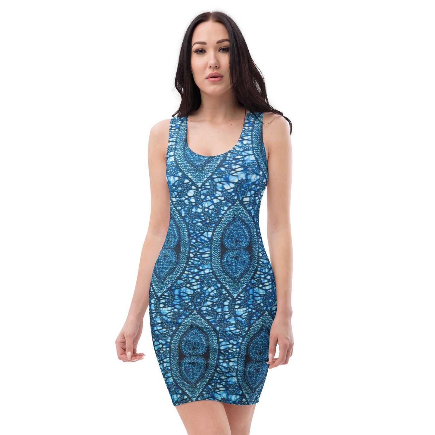 Blue Peas Ankara Bodycon Dress