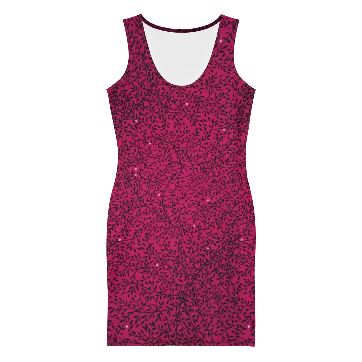 Pink Sparkle Ankara Bodycon Dress