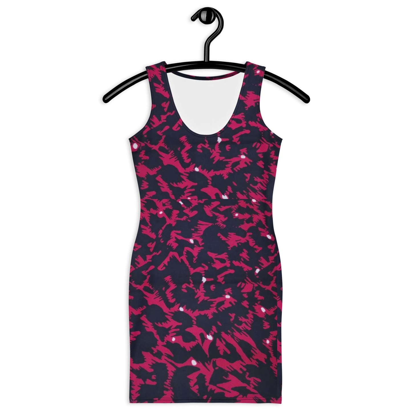 Pink Leopard Ankara Bodycon Dress