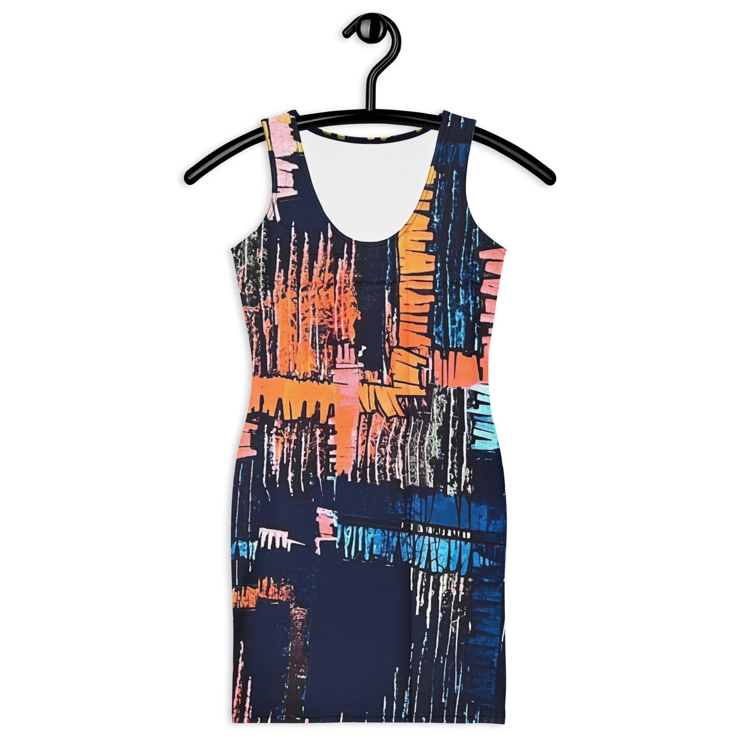 Colourful Adire Bodycon Dress