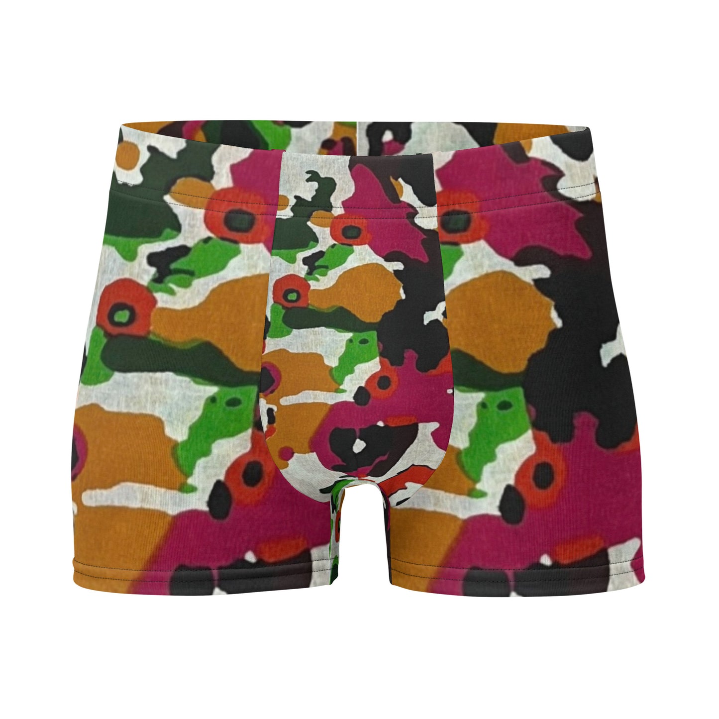 Multicolour Paint Ankara Boxer Briefs