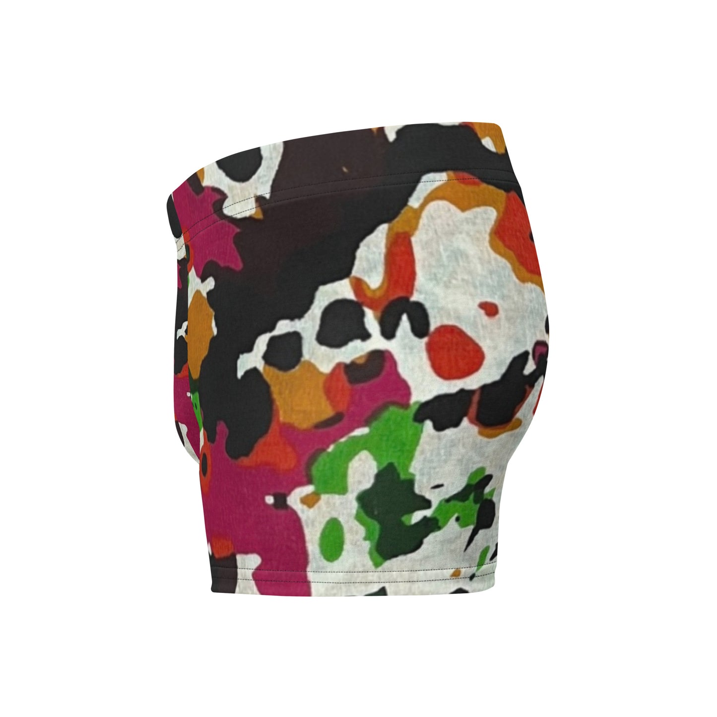 Multicolour Paint Ankara Boxer Briefs