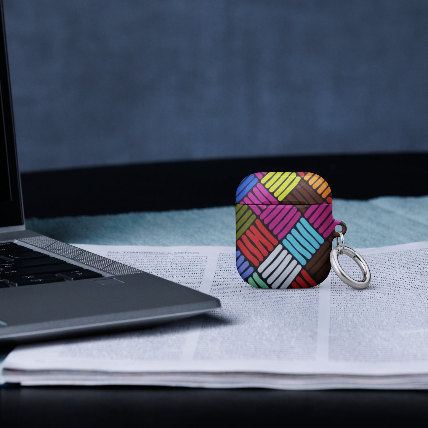 Multicolour Line Square Case for AirPods®