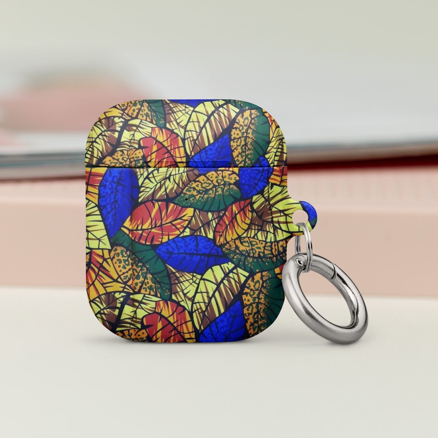 Multicolour Blue Leaf Case for AirPods®