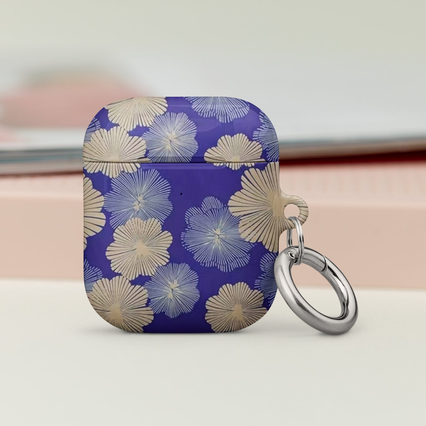 Cream Blue Floral Case for AirPods®