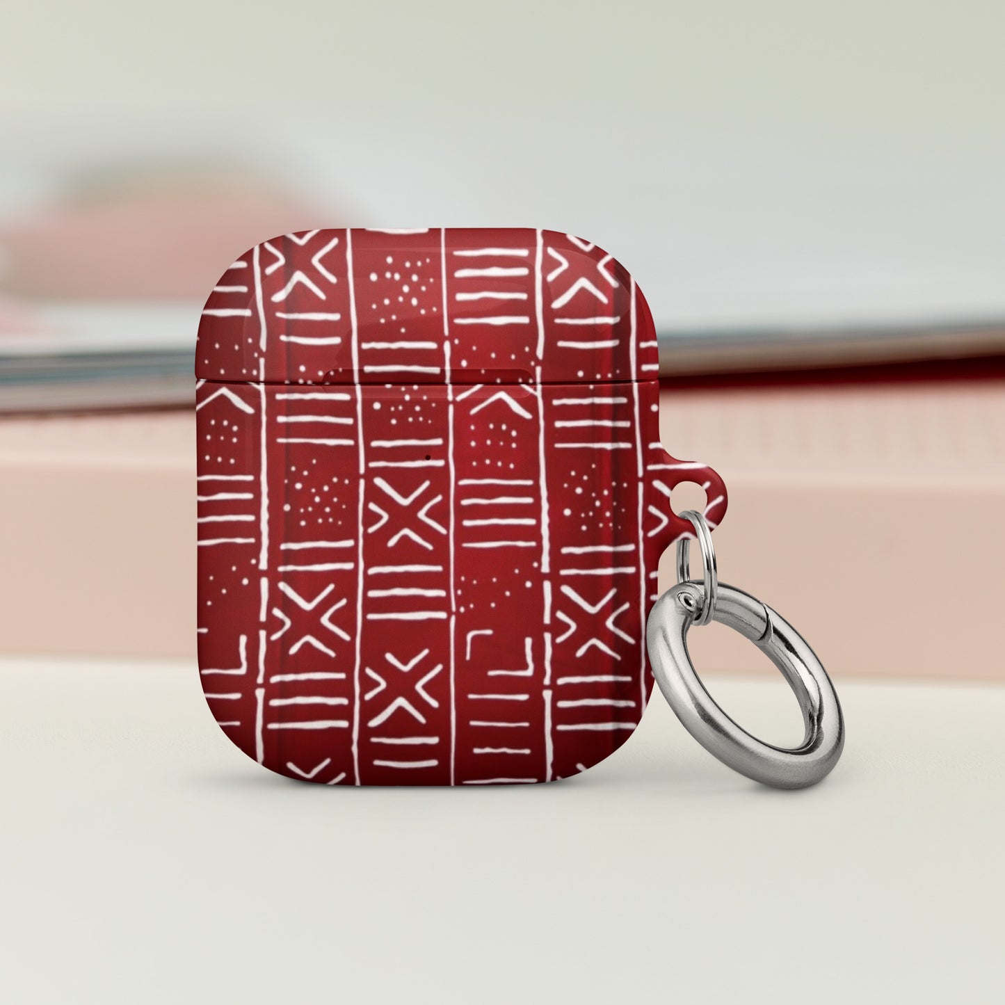 Red White Print Case for AirPods®