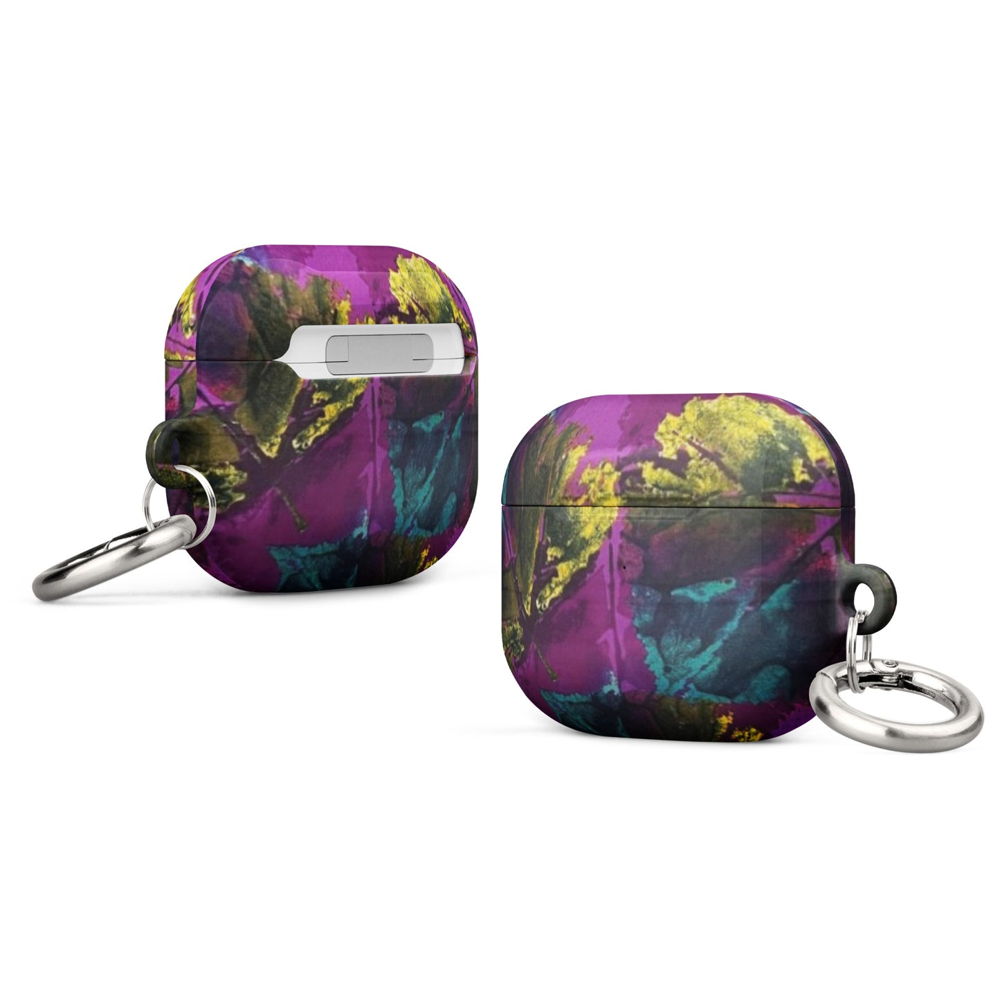 Multicolour Leaves Purple Case for AirPods®