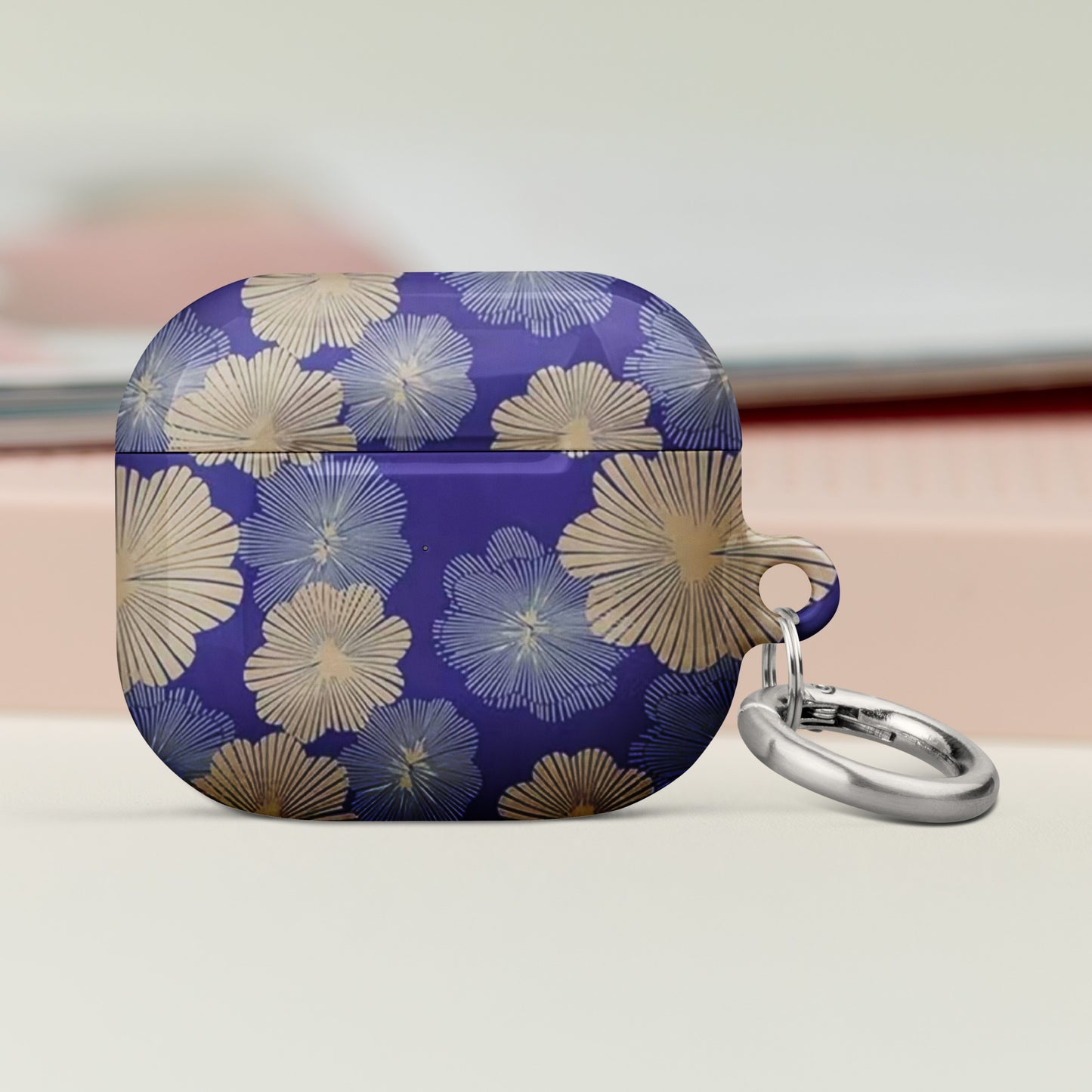 Cream Blue Floral Case for AirPods®