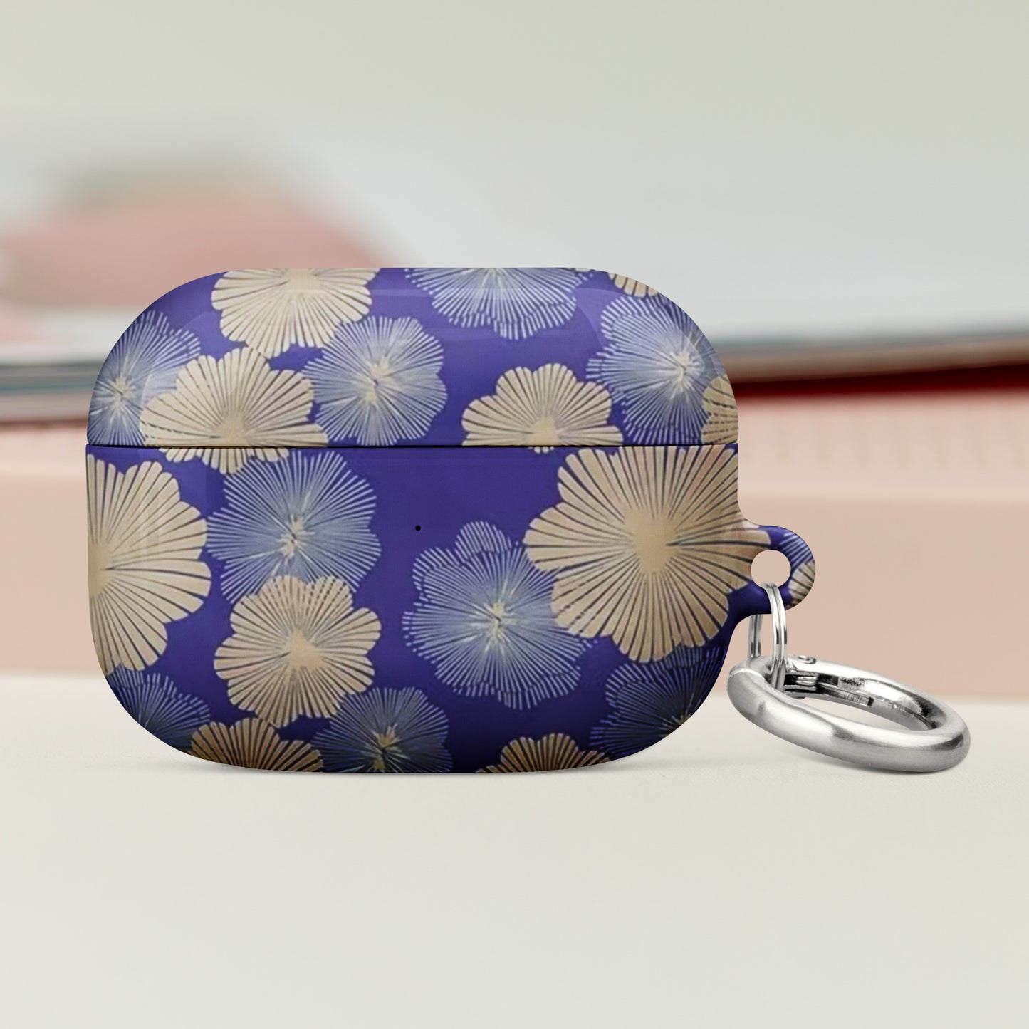 Cream Blue Floral Case for AirPods®