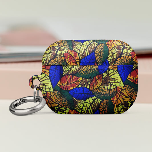 Multicolour Blue Leaf Case for AirPods®