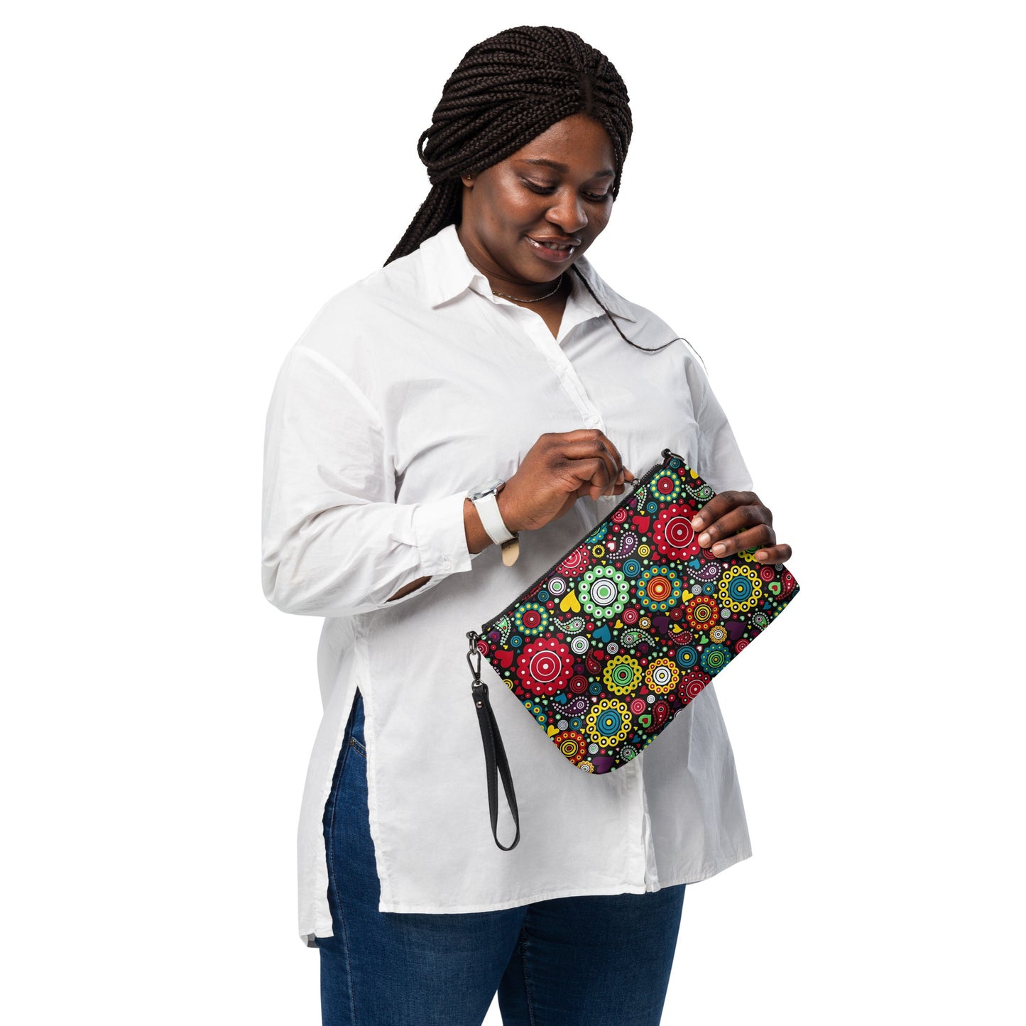 Multicolour Bloom Ankara Crossbody Bag