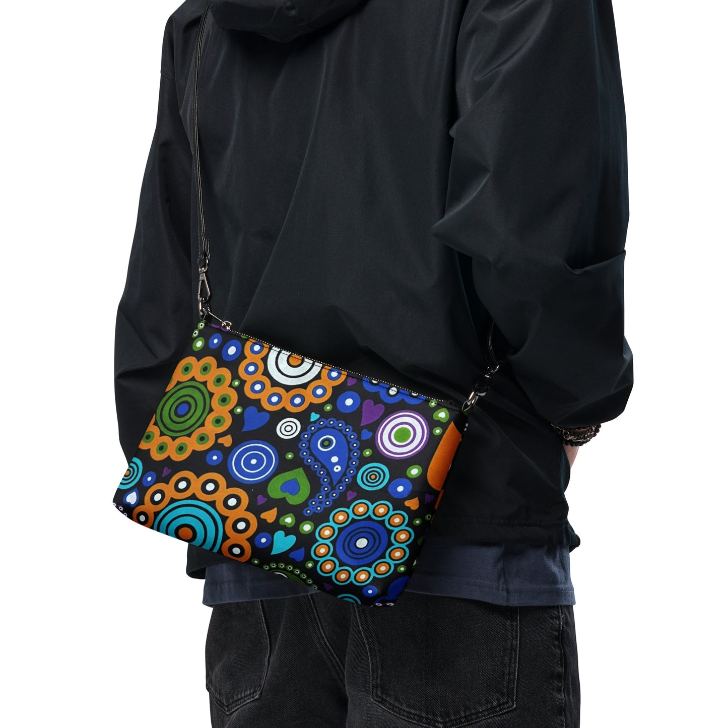 Cool Multicolour Ankara Crossbody Bag