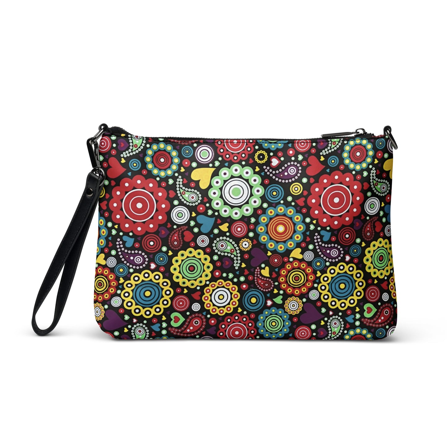 Colourful Mandala African Print Crossbody Bag