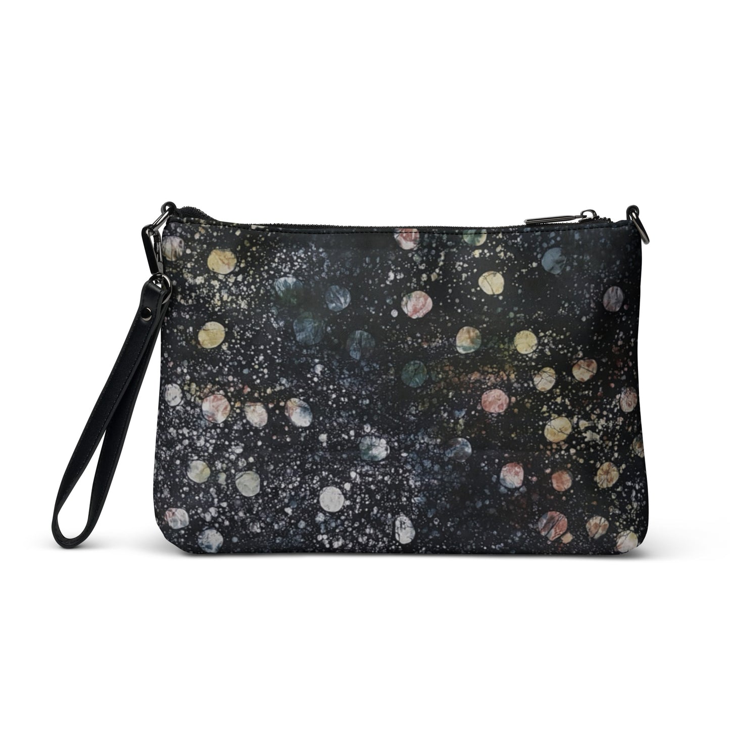 Black African Dots Adrire Crossbody Bag