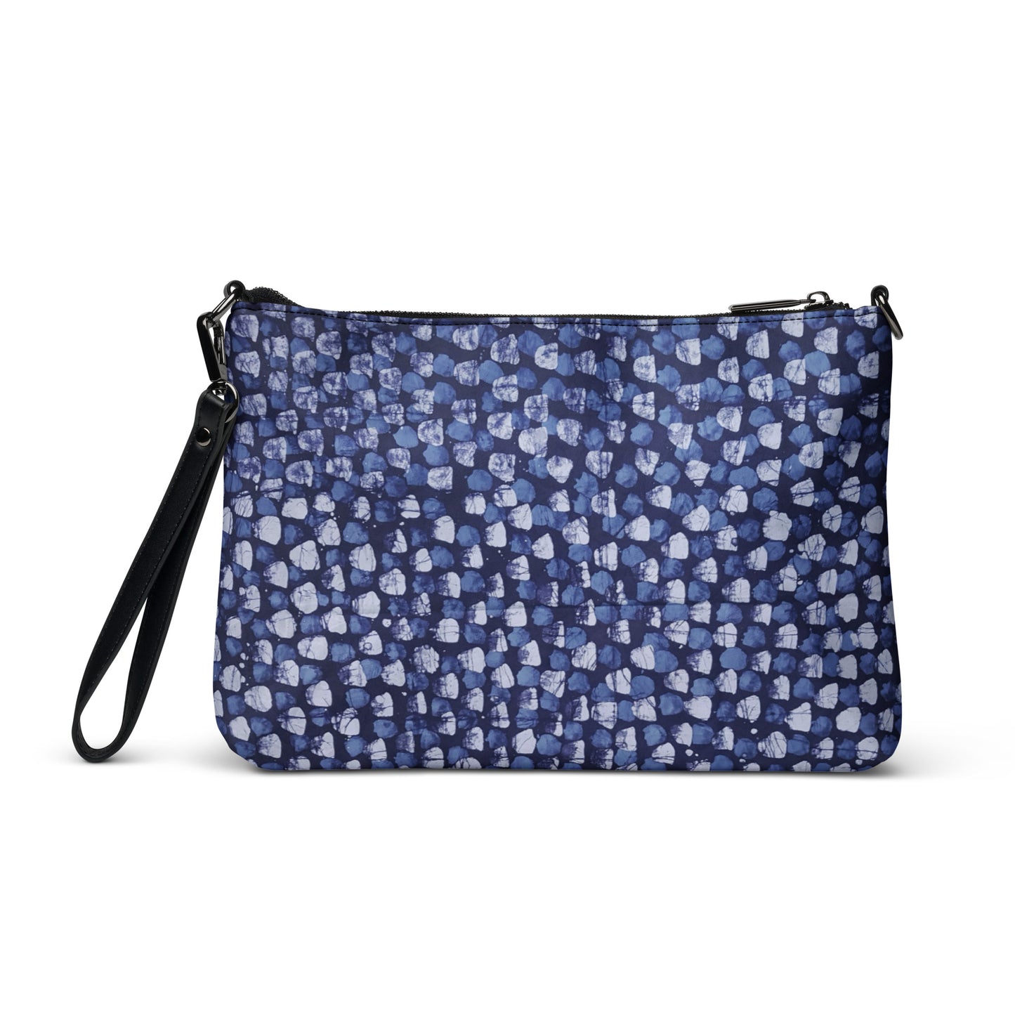 Blue Dotted Adire Crossbody Bag