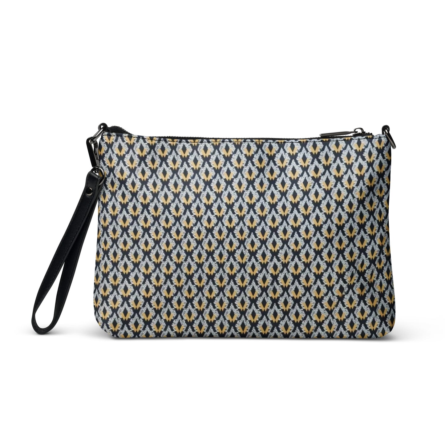 Abstract Shapes Ankara Crossbody Bag