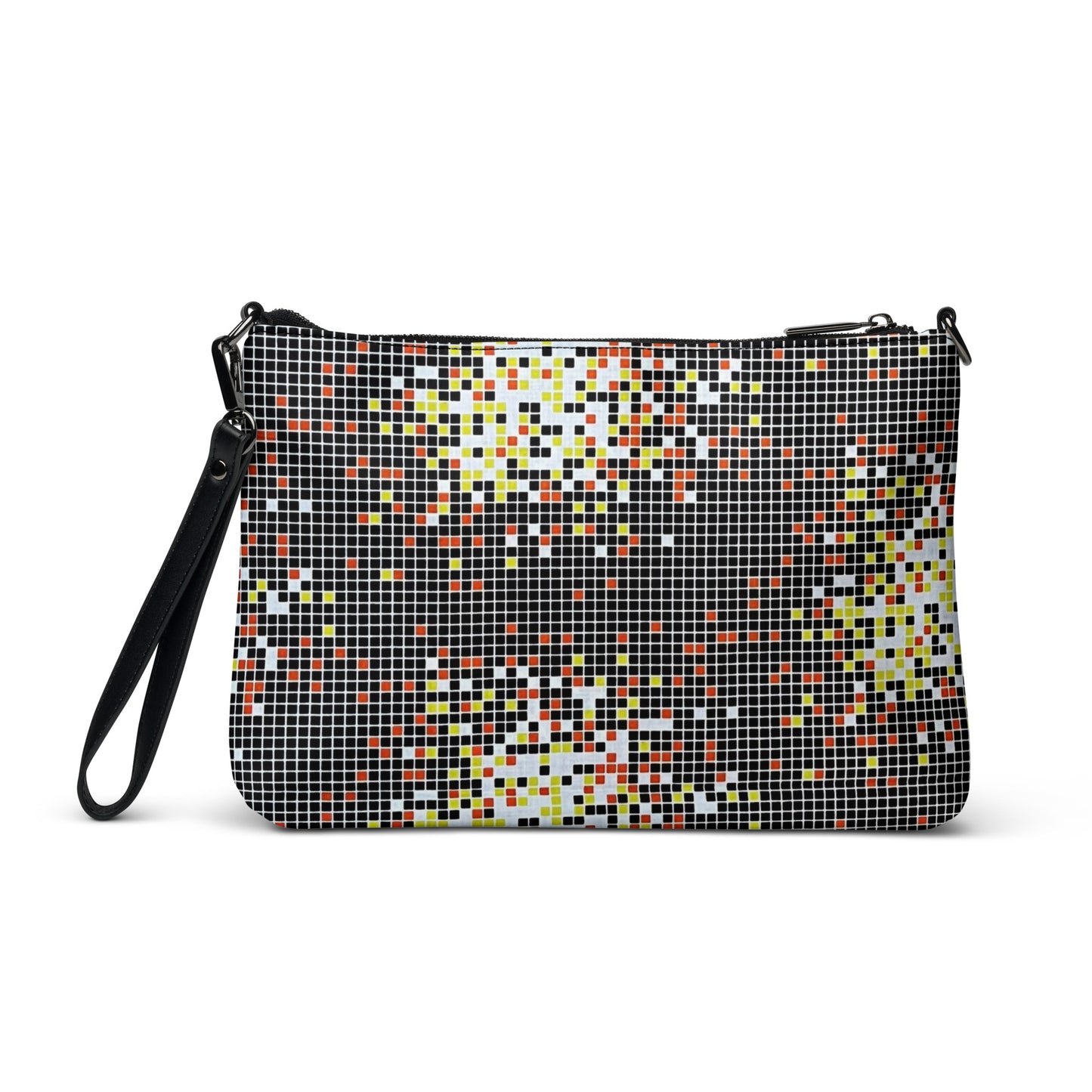 Graphic Square Ankara Crossbody Bag