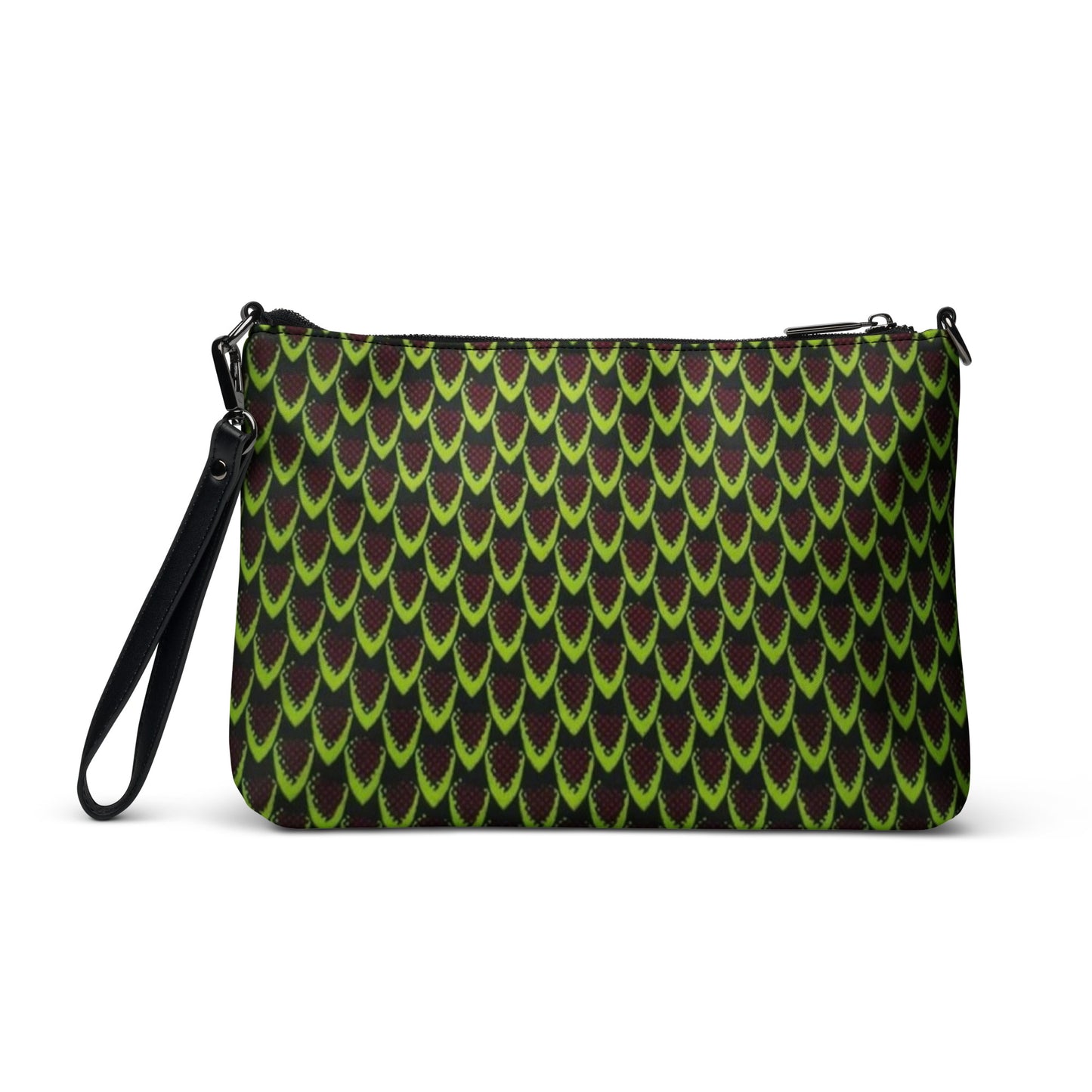 Green Flame Ankara Crossbody Bag