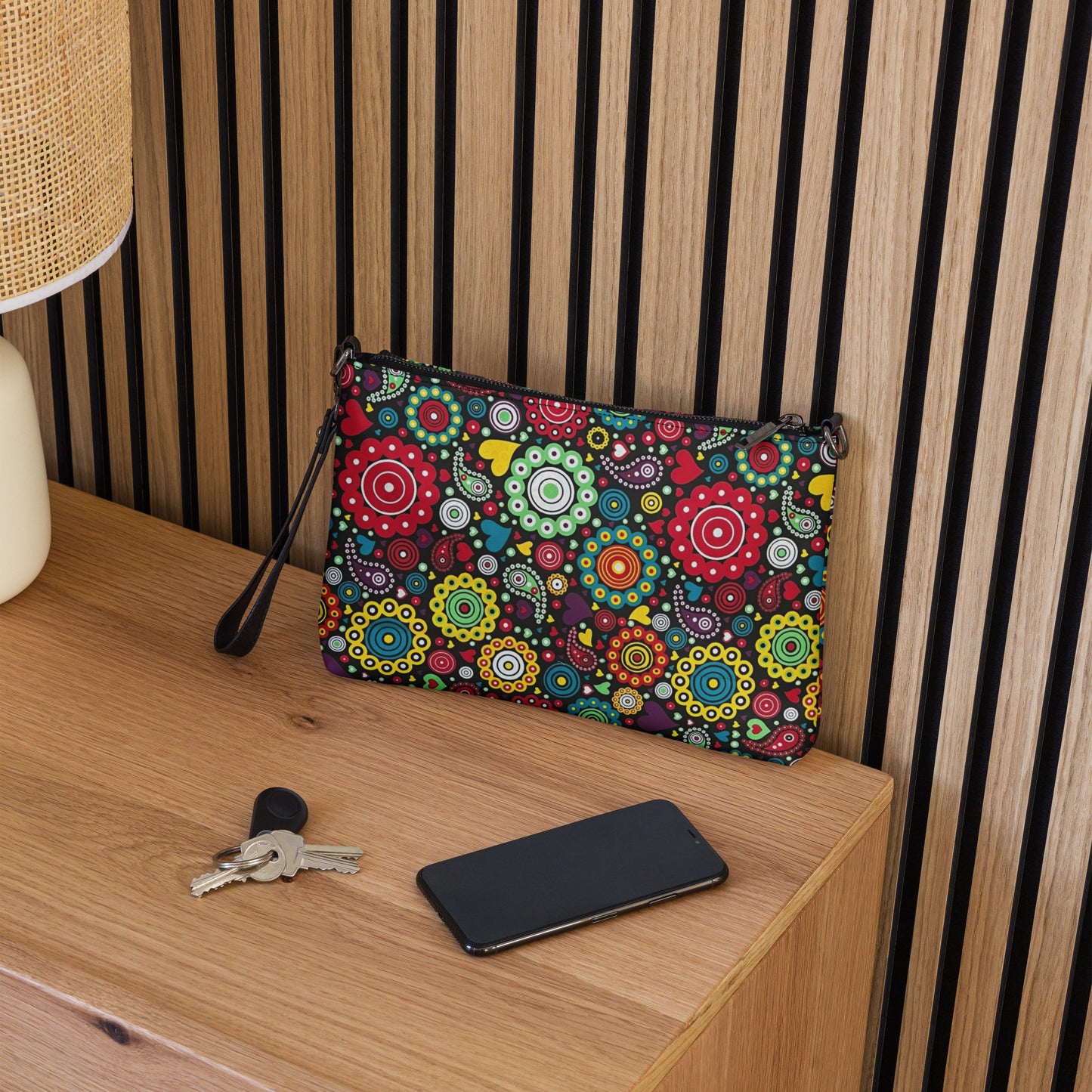 Multicolour Bloom Ankara Crossbody Bag