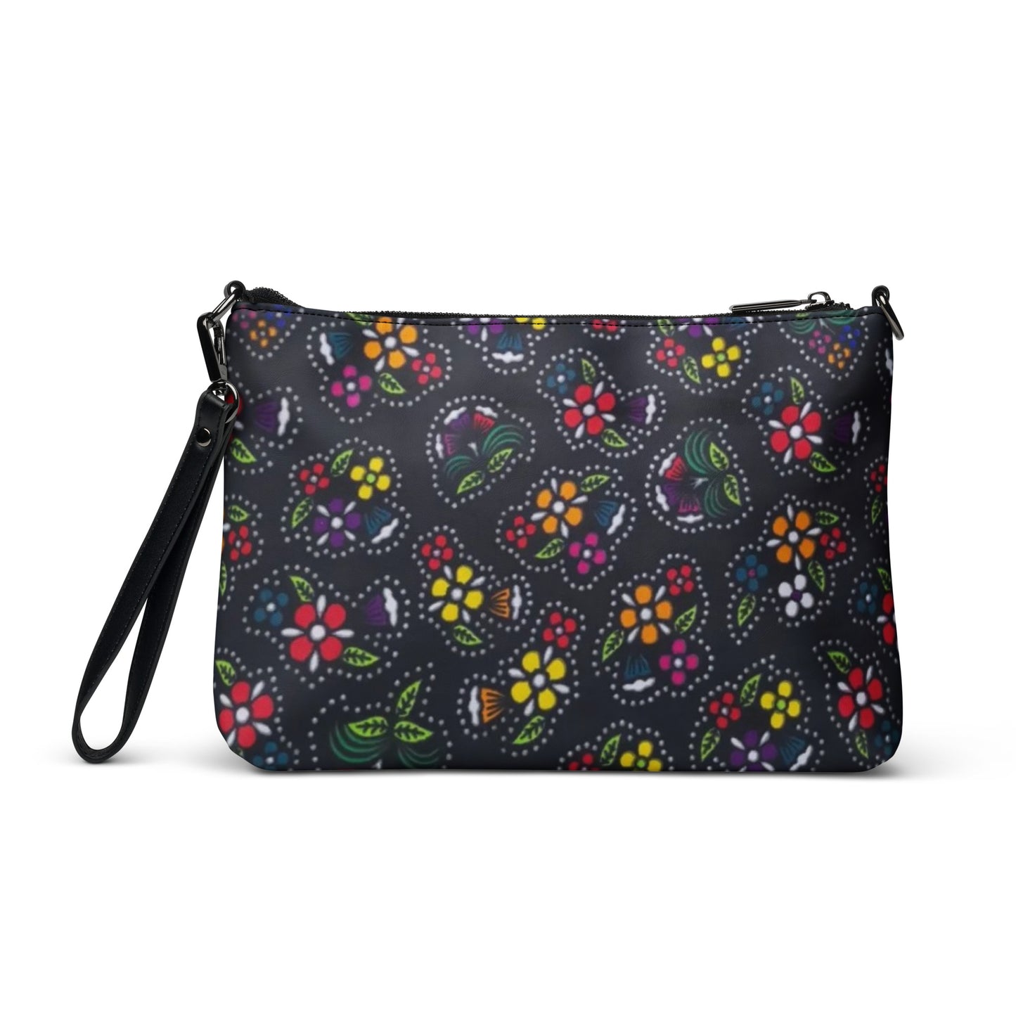 Multicolour Dark Ankara Crossbody Bag