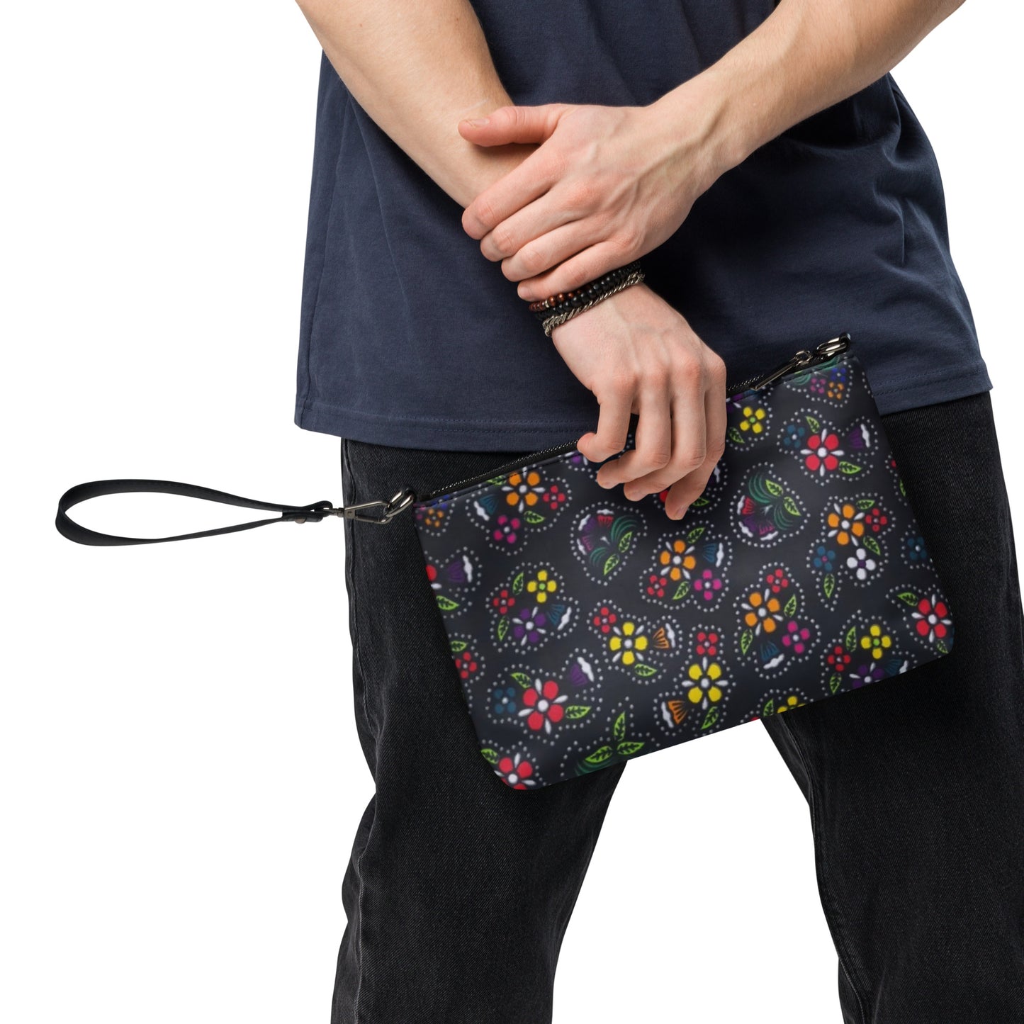 Multicolour Dark Ankara Crossbody Bag