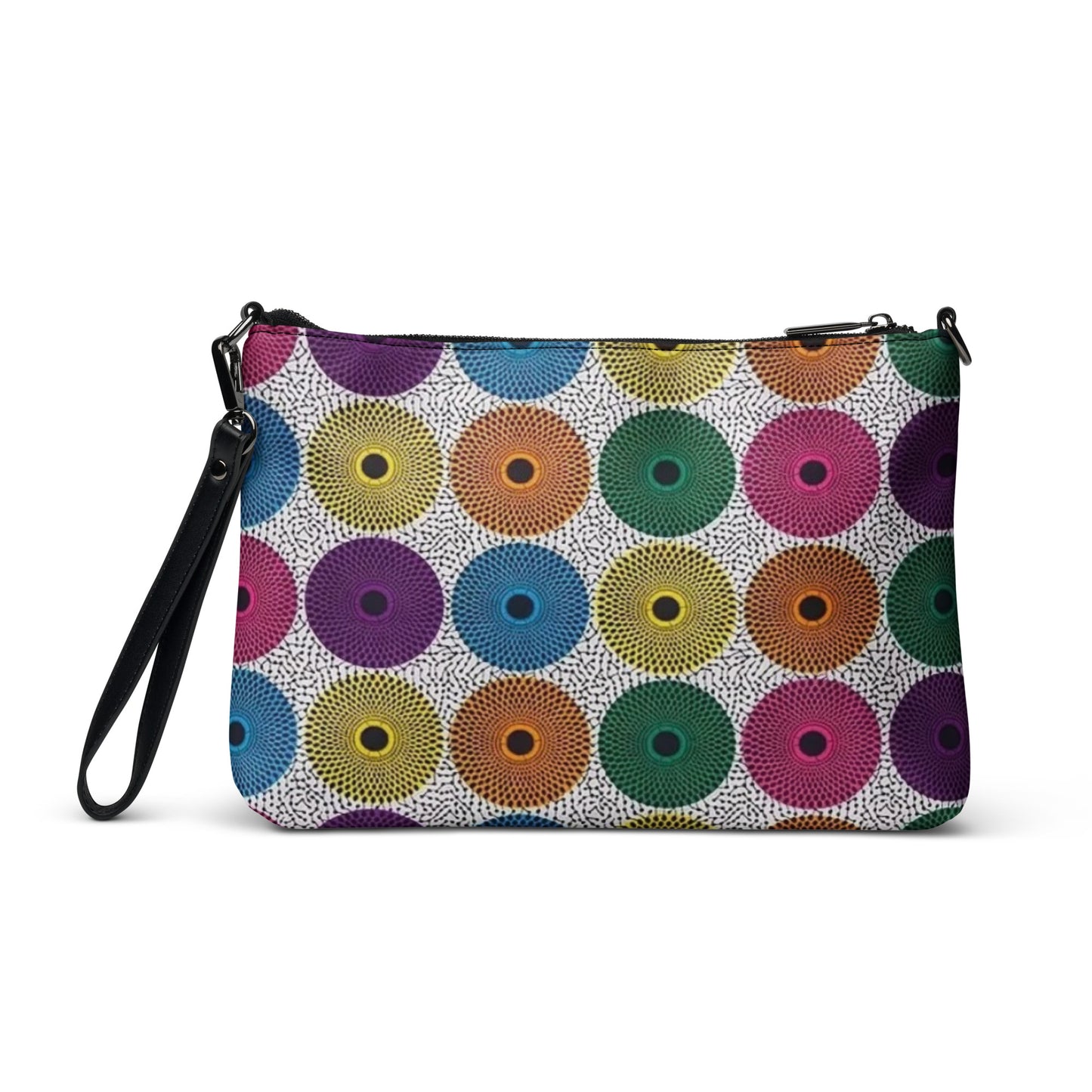 Multicolour Mandela Ankara Crossbody Bag