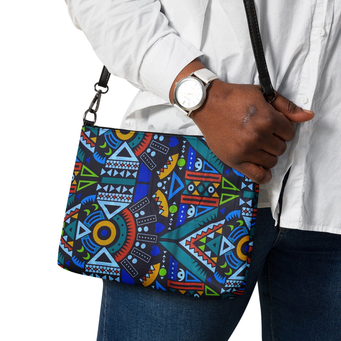 Blue Samakaka Crossbody Bag