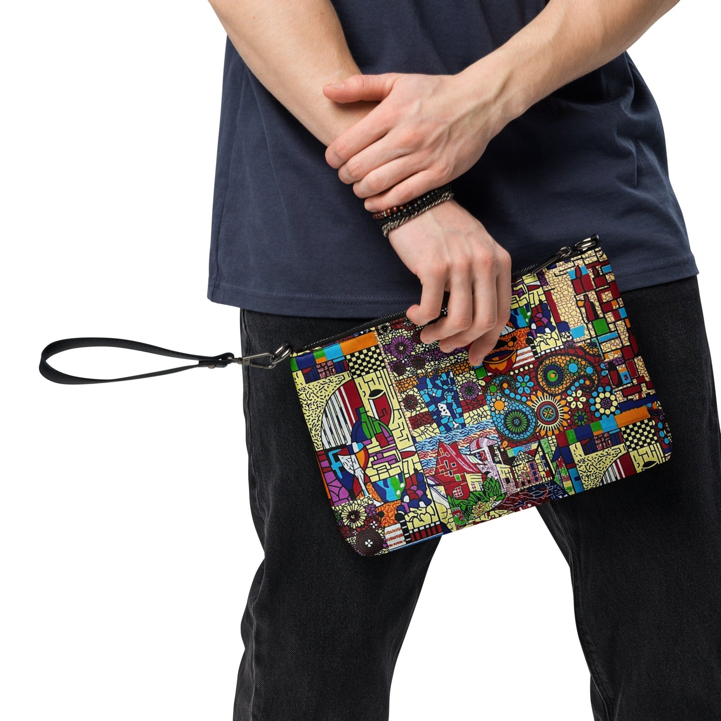 Colourful Art Ankara Crossbody Bag